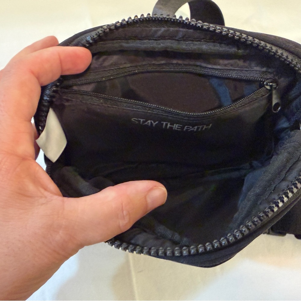 NWOT Calia Brand Neoprene Black Belt Bag. - Picture 5 of 7